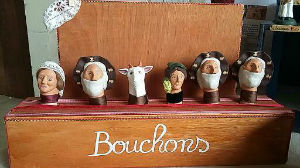 bouchon "tourangelle",Saint Jacques de Compostelle, Bacchus, chèvre